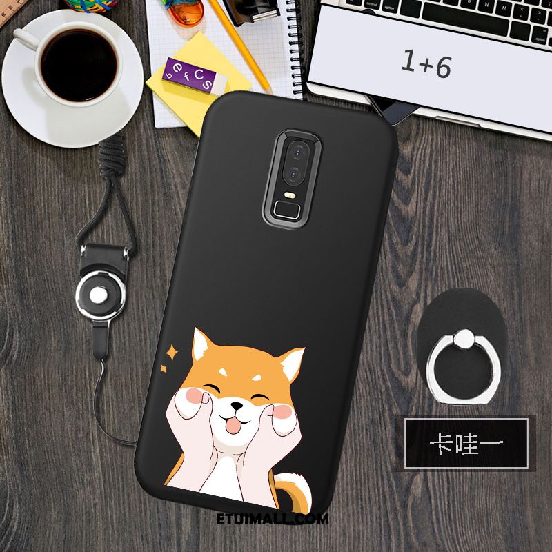 Etui Oneplus 6 Ochraniacz Tendencja Telefon Komórkowy Kreatywne Czarny Futerał Sklep