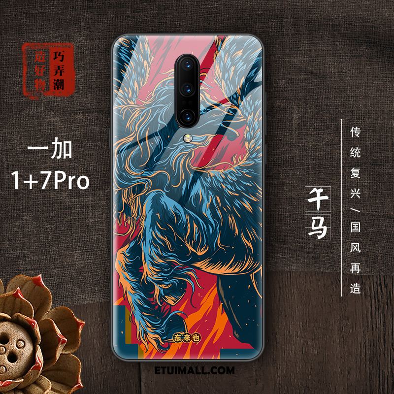 Etui Oneplus 7 Pro All Inclusive Kreatywne Ciemno Niebieski Ochraniacz Osobowość Obudowa Kupię