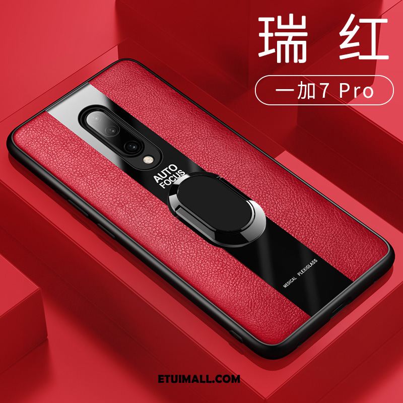 Etui Oneplus 7 Pro Anti-fall Telefon Komórkowy Skórzany Futerał All Inclusive Na Pokładzie Pokrowce Kup