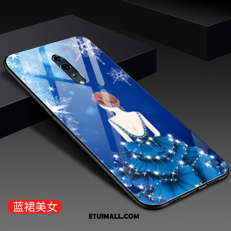 Etui Oneplus 7 Pro Niebieski Anti-fall Telefon Komórkowy Moda Modna Marka Pokrowce Tanie