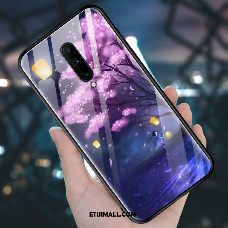 Etui Oneplus 7 Pro Niebieski Kreatywne Telefon Komórkowy Nubuku Ochraniacz Futerał Kup