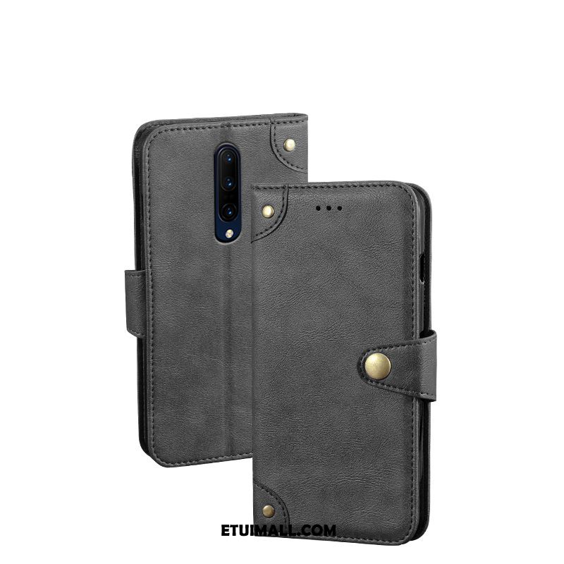 Etui Oneplus 7 Pro Niebieski Ochraniacz Portfel Telefon Komórkowy Vintage Futerał Tanie