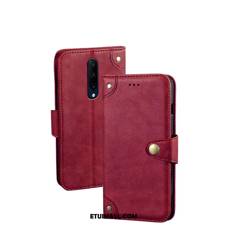 Etui Oneplus 7 Pro Niebieski Ochraniacz Portfel Telefon Komórkowy Vintage Futerał Tanie