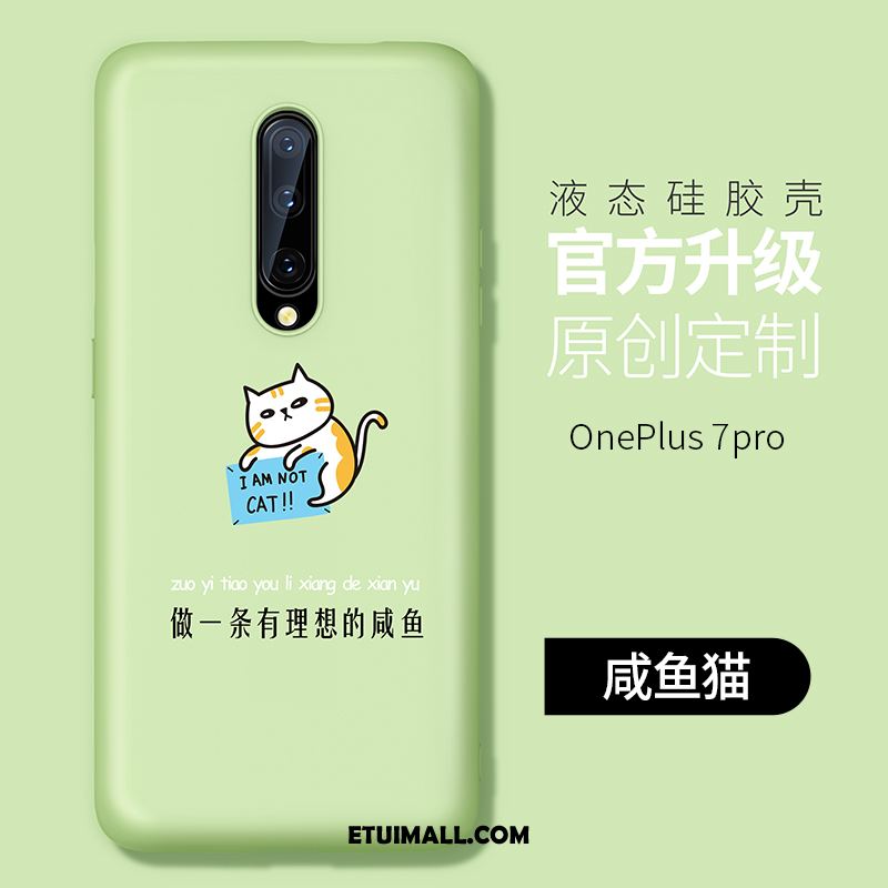 Etui Oneplus 7 Pro Silikonowe Miękki Telefon Komórkowy Nubuku Cienkie Obudowa Tanie