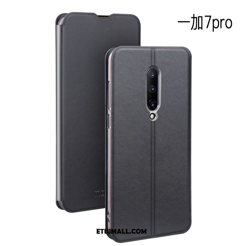 Etui Oneplus 7 Pro Skórzany Futerał Telefon Komórkowy Klapa Czerwony Miękki Obudowa Kup