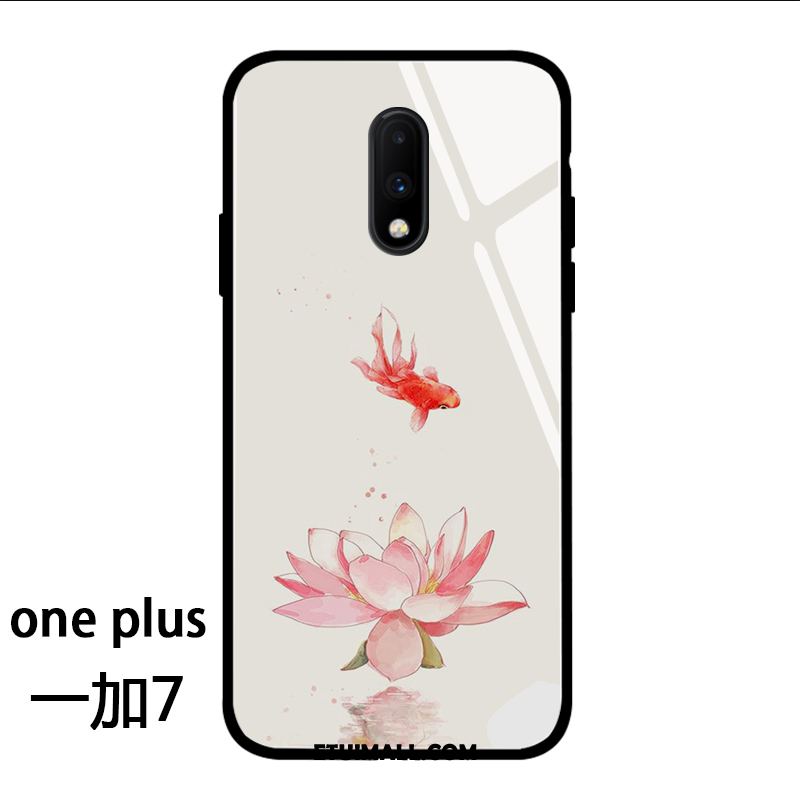 Etui Oneplus 7 Proste Czerwony Netto Niebieski Sztuka Kreatywne Pokrowce Tanie