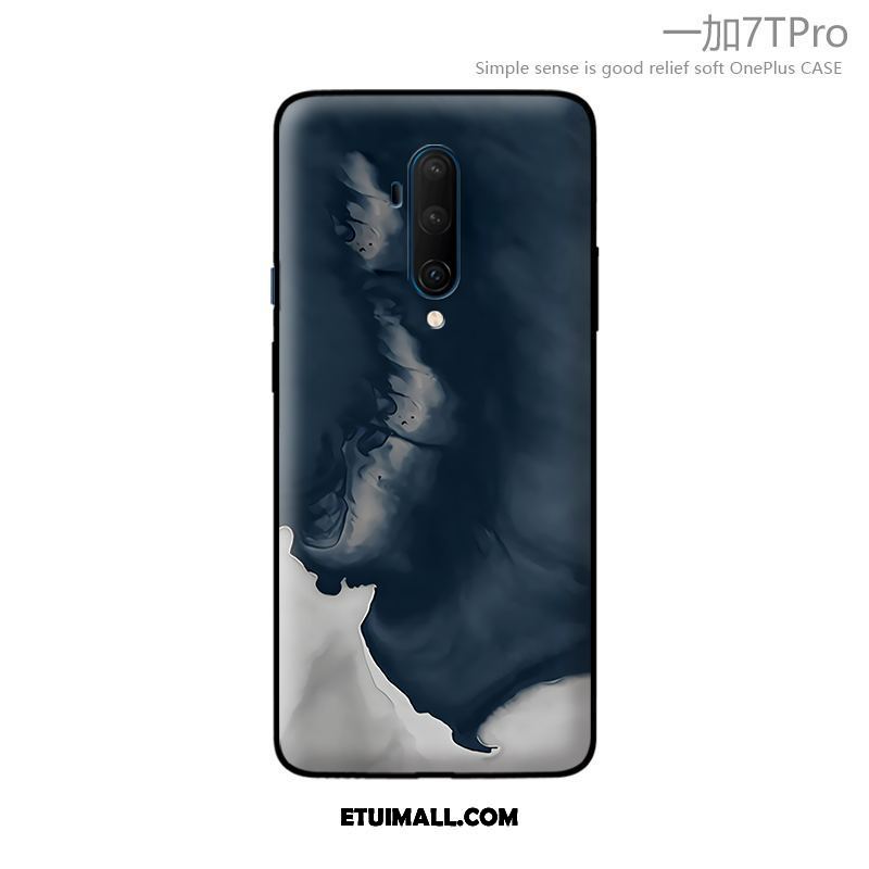 Etui Oneplus 7t Pro Telefon Komórkowy Silikonowe Czarny Proste Nowy Pokrowce Sklep