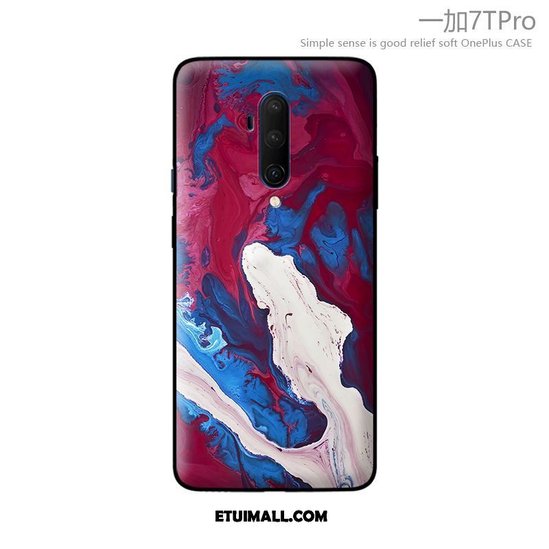 Etui Oneplus 7t Pro Telefon Komórkowy Silikonowe Czarny Proste Nowy Pokrowce Sklep