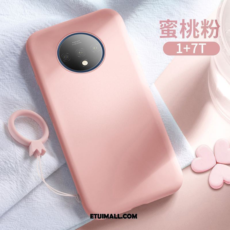 Etui Oneplus 7t Telefon Komórkowy Miękki Różowe All Inclusive Ełk Futerał Na Sprzedaż