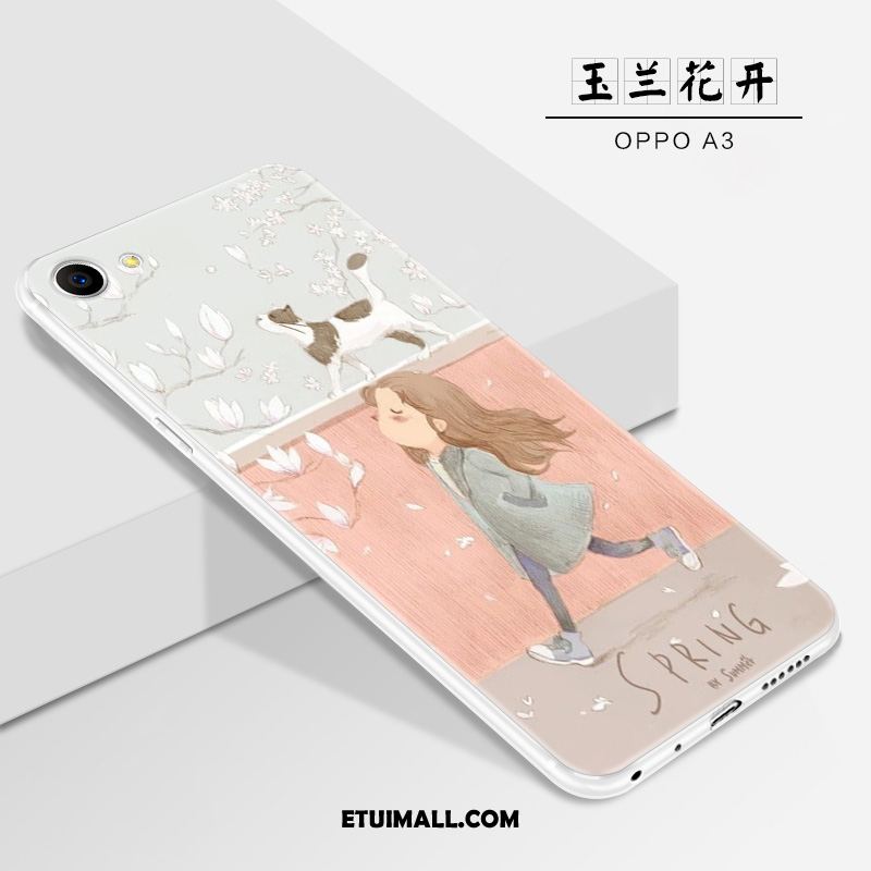 Etui Oppo A3 Modna Marka Kreskówka Anti-fall Wiszące Ozdoby Silikonowe Obudowa Kupię