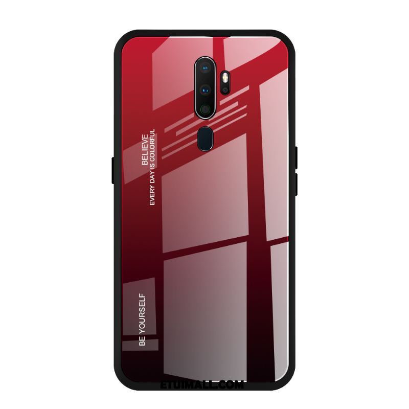 Etui Oppo A5 2020 Anti-fall Telefon Komórkowy Szkło Hartowane Proszek Gradient Pokrowce Tanie