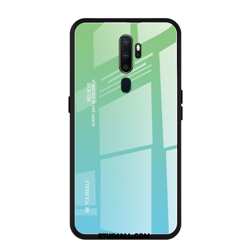 Etui Oppo A5 2020 Anti-fall Telefon Komórkowy Szkło Hartowane Proszek Gradient Pokrowce Tanie