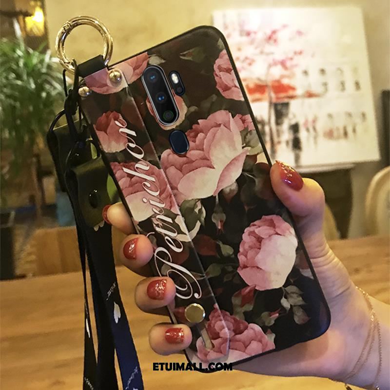 Etui Oppo A5 2020 Ochraniacz Silikonowe Miękki Kwiaty Telefon Komórkowy Pokrowce Online