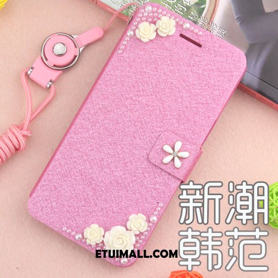 Etui Oppo A5 Skórzany Futerał Anti-fall Rhinestone Niebieski Telefon Komórkowy Pokrowce Sklep