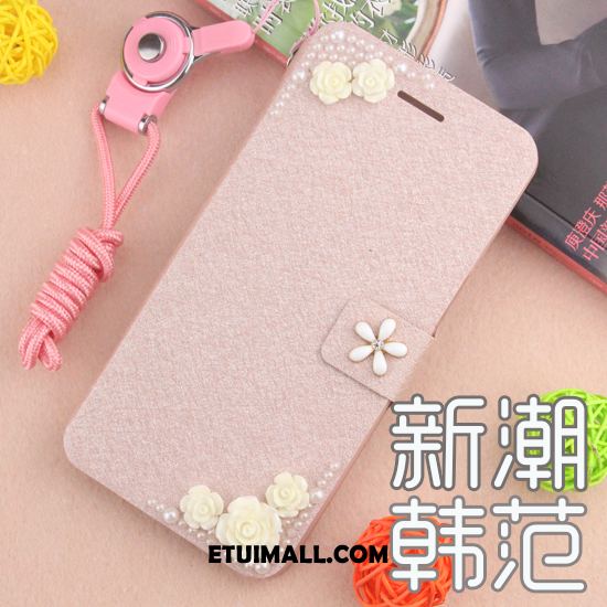 Etui Oppo A5 Skórzany Futerał Anti-fall Rhinestone Niebieski Telefon Komórkowy Pokrowce Sklep