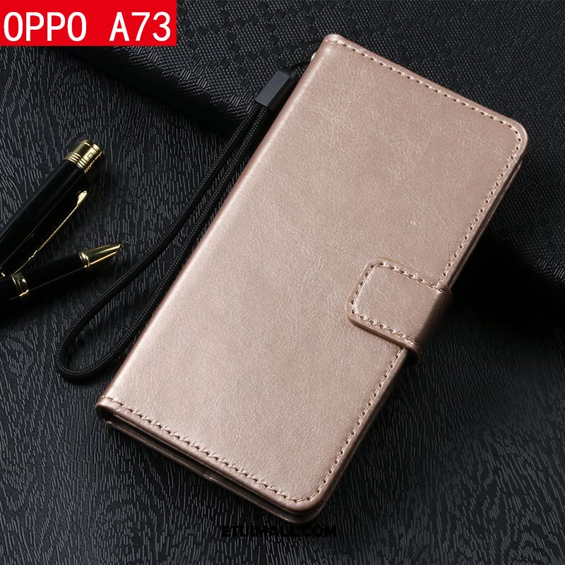 Etui Oppo A73 Skórzany Futerał Ochraniacz Anti-fall Telefon Komórkowy Futerał Online