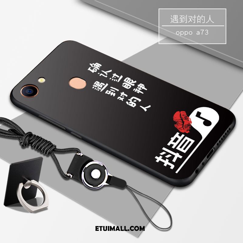 Etui Oppo A73 Telefon Komórkowy Anti-fall Czarny Miękki Silikonowe Pokrowce Sprzedam