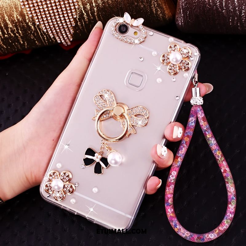 Etui Oppo A73 Tendencja Różowe Rhinestone Telefon Komórkowy Ochraniacz Futerał Sklep