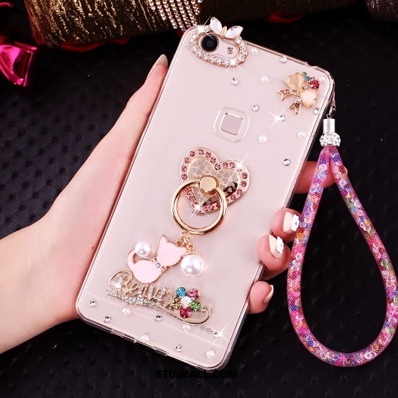 Etui Oppo A73 Tendencja Różowe Rhinestone Telefon Komórkowy Ochraniacz Futerał Sklep