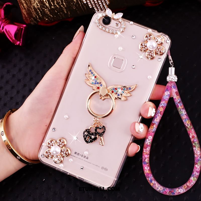 Etui Oppo A73 Tendencja Różowe Rhinestone Telefon Komórkowy Ochraniacz Futerał Sklep