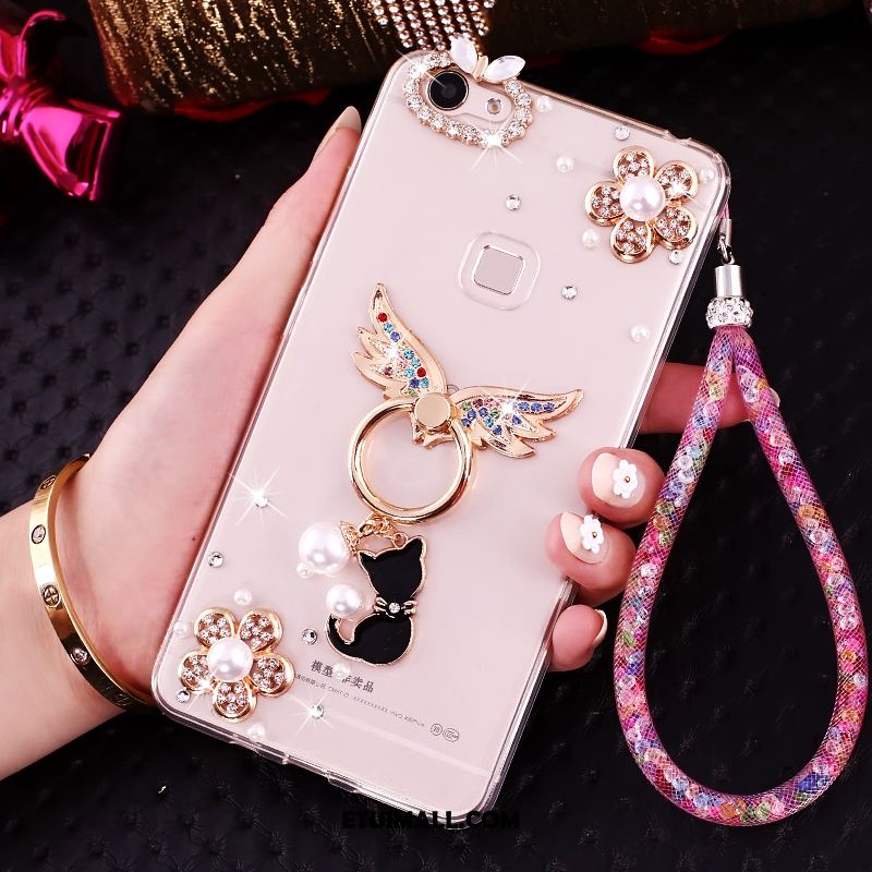 Etui Oppo A73 Tendencja Różowe Rhinestone Telefon Komórkowy Ochraniacz Futerał Sklep