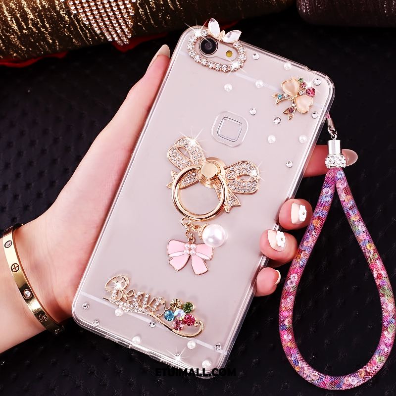 Etui Oppo A73 Tendencja Różowe Rhinestone Telefon Komórkowy Ochraniacz Futerał Sklep