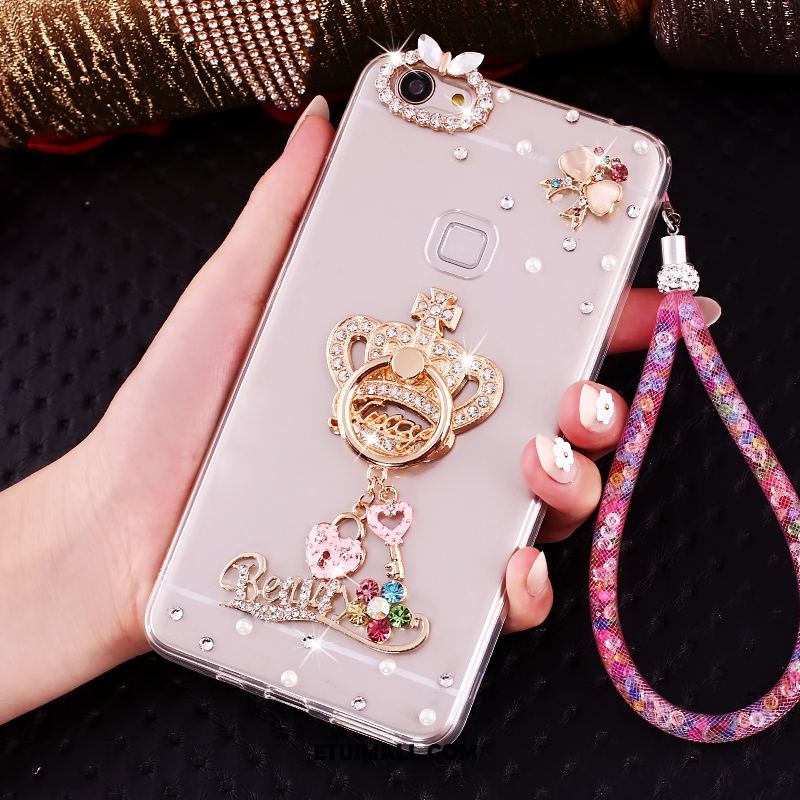 Etui Oppo A73 Tendencja Różowe Rhinestone Telefon Komórkowy Ochraniacz Futerał Sklep