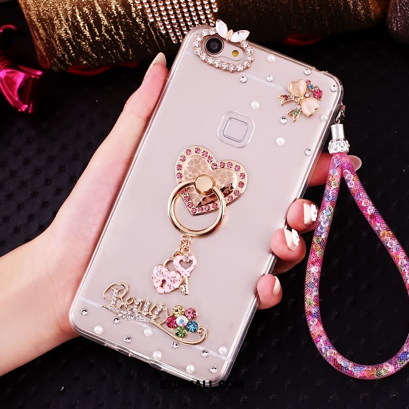 Etui Oppo A73 Tendencja Różowe Rhinestone Telefon Komórkowy Ochraniacz Futerał Sklep