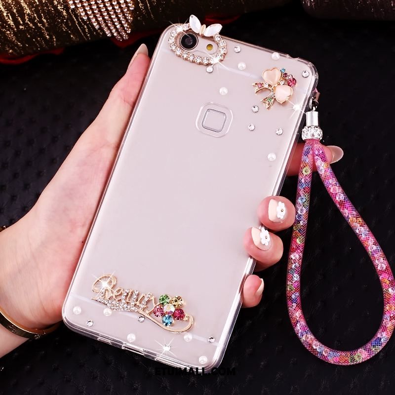 Etui Oppo A73 Tendencja Różowe Rhinestone Telefon Komórkowy Ochraniacz Futerał Sklep