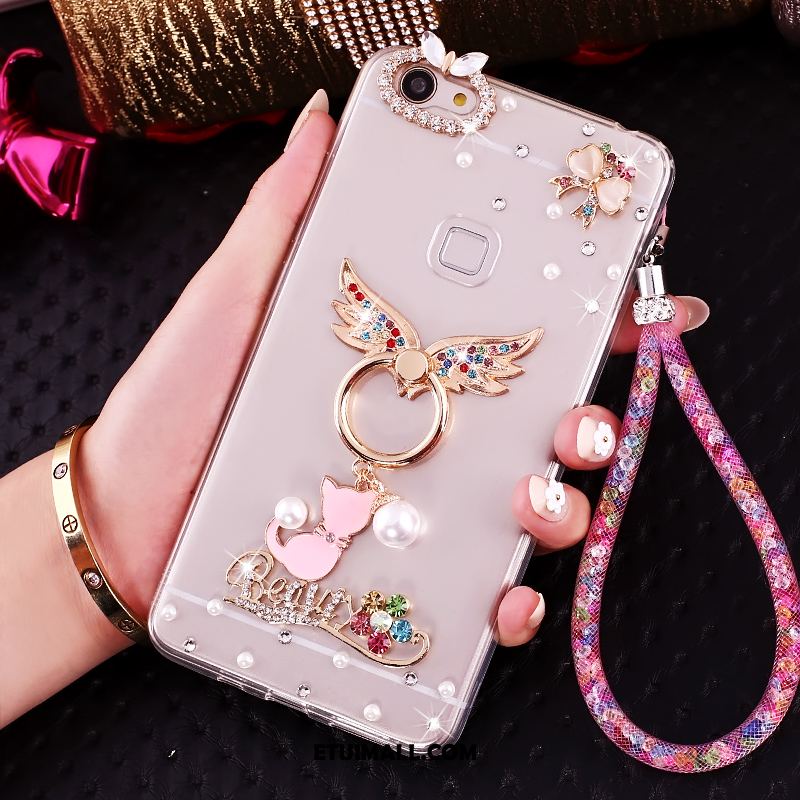 Etui Oppo A73 Tendencja Różowe Rhinestone Telefon Komórkowy Ochraniacz Futerał Sklep