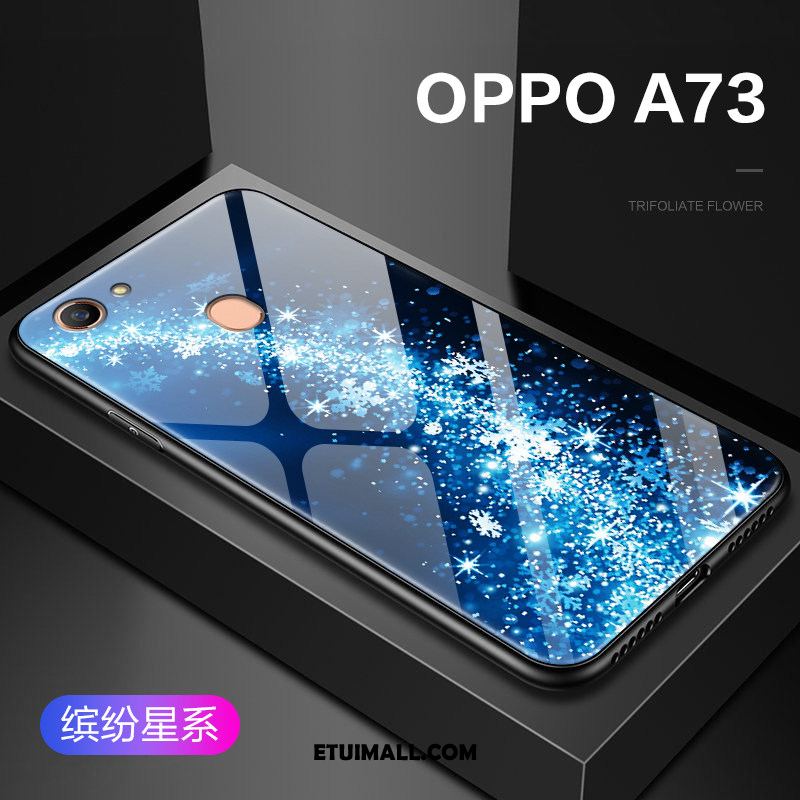 Etui Oppo A73 Trudno Ochraniacz All Inclusive Niebieski Cienkie Obudowa Tanie