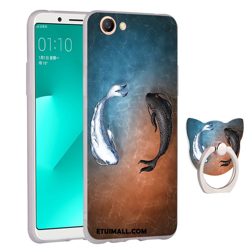 Etui Oppo A83 All Inclusive Ochraniacz Silikonowe Ciemno Niebieski Miękki Obudowa Oferta