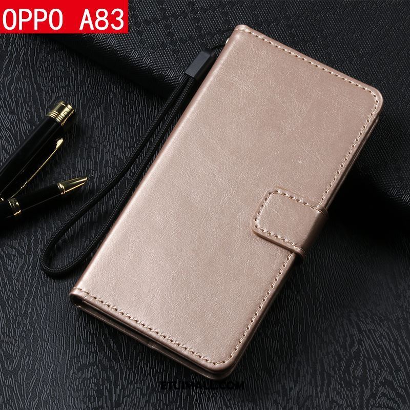 Etui Oppo A83 Miękki Skórzany Futerał Telefon Komórkowy Biznes Pokrowce Sprzedam