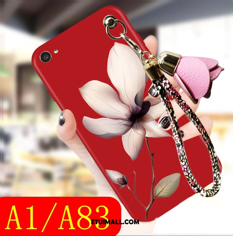 Etui Oppo A83 Tendencja Czarny All Inclusive Moda Miękki Futerał Tanie