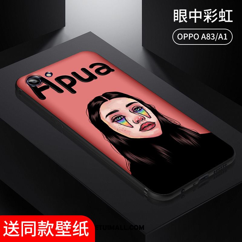 Etui Oppo A83 Zielony Relief Ochraniacz Modna Marka Kreatywne Pokrowce Kup