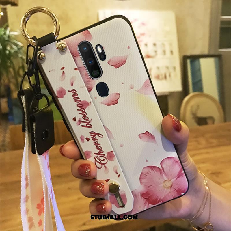 Etui Oppo A9 2020 Kwiaty Sakura Miękki Wiszące Ozdoby Telefon Komórkowy Futerał Sprzedam