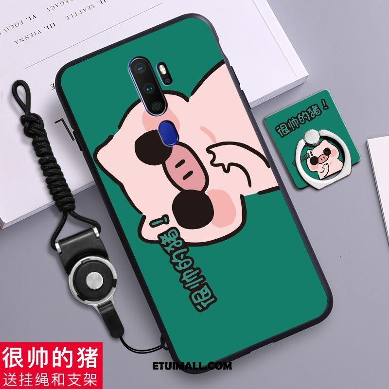 Etui Oppo A9 2020 Silikonowe Anti-fall Żółty Mały Nubuku Obudowa Kup