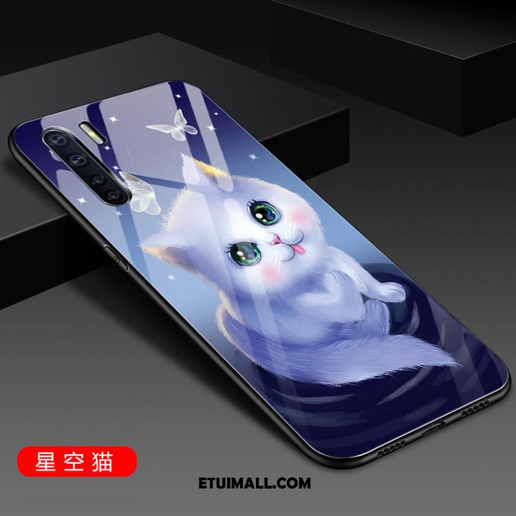 Etui Oppo A91 Czerwony Moda All Inclusive Telefon Komórkowy Anti-fall Pokrowce Sklep