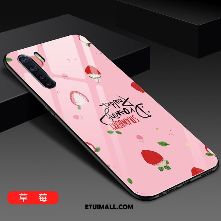 Etui Oppo A91 Czerwony Moda All Inclusive Telefon Komórkowy Anti-fall Pokrowce Sklep