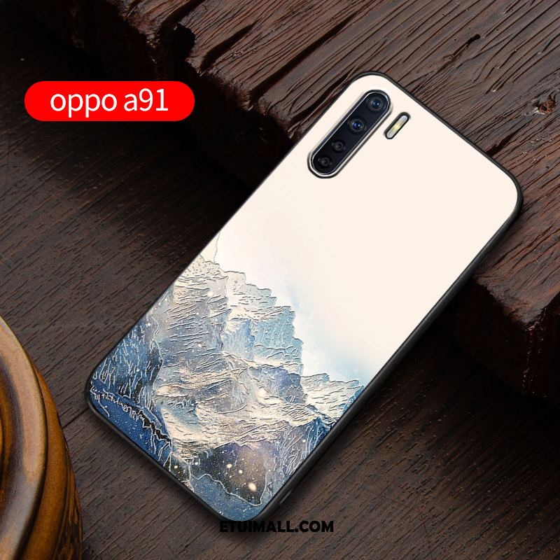 Etui Oppo A91 Niebieski Anti-fall Nowy All Inclusive Telefon Komórkowy Pokrowce Sprzedam