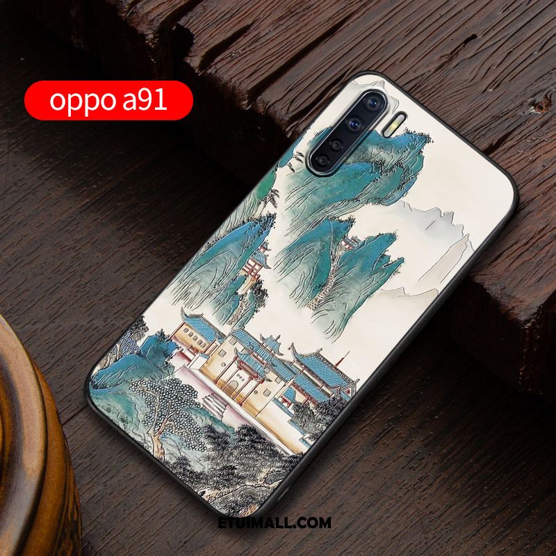 Etui Oppo A91 Niebieski Anti-fall Nowy All Inclusive Telefon Komórkowy Pokrowce Sprzedam