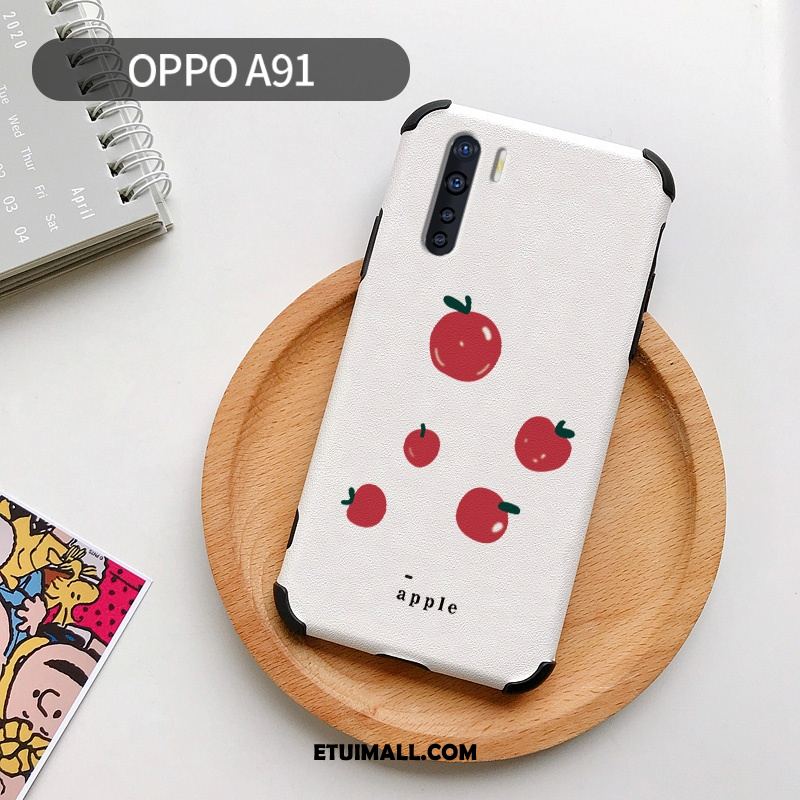 Etui Oppo A91 Skórzany Futerał Mały Piękny Biały Telefon Komórkowy Futerał Sprzedam
