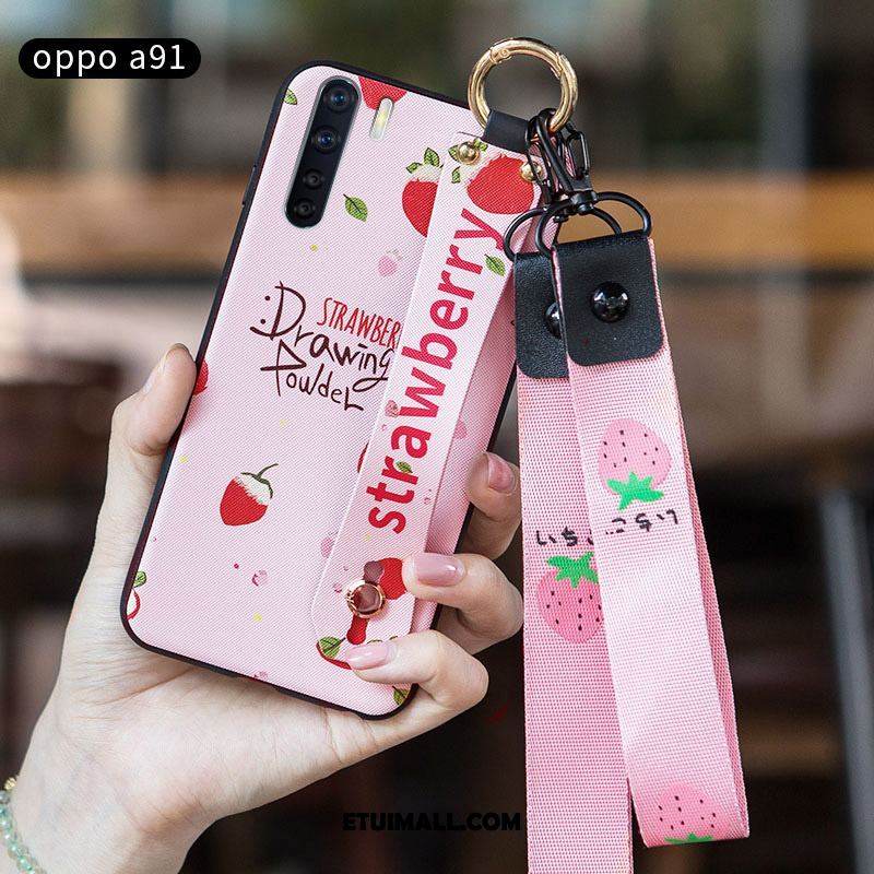 Etui Oppo A91 Telefon Komórkowy Nubuku Tendencja Anti-fall Miękki Pokrowce Oferta