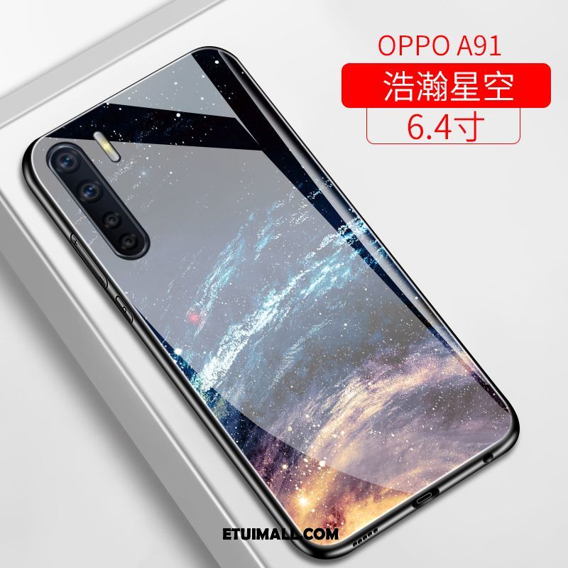 Etui Oppo A91 Telefon Komórkowy Wiatr Szkło Modna Marka Kreatywne Obudowa Tanie