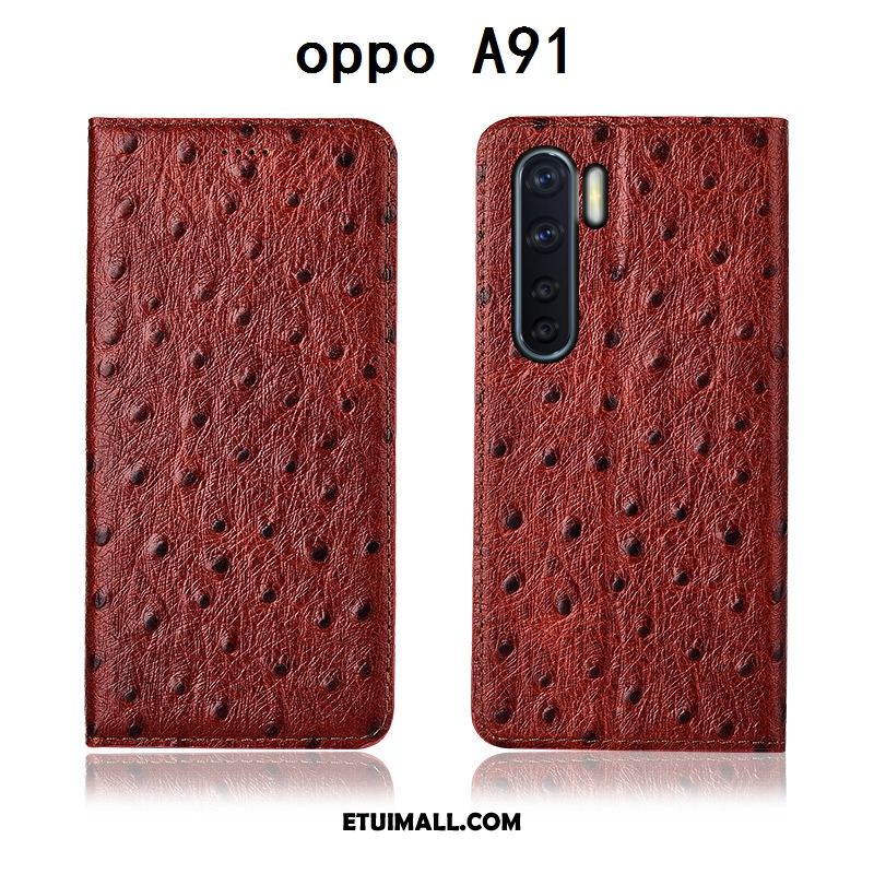 Etui Oppo A91 Wzór Anti-fall All Inclusive Młodzież Skórzany Futerał Futerał Kup