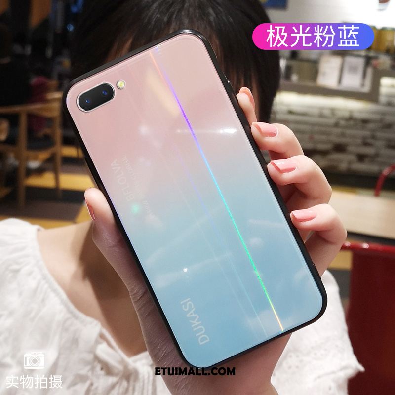 Etui Oppo Ax5 Lustro Tendencja Gradient Niebieski Silikonowe Futerał Sklep