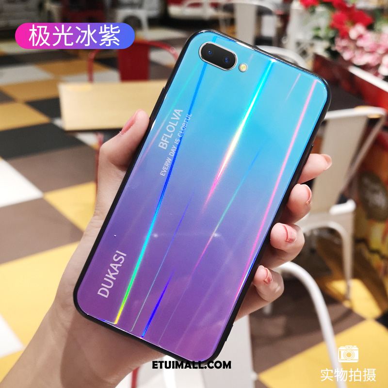 Etui Oppo Ax5 Lustro Tendencja Gradient Niebieski Silikonowe Futerał Sklep