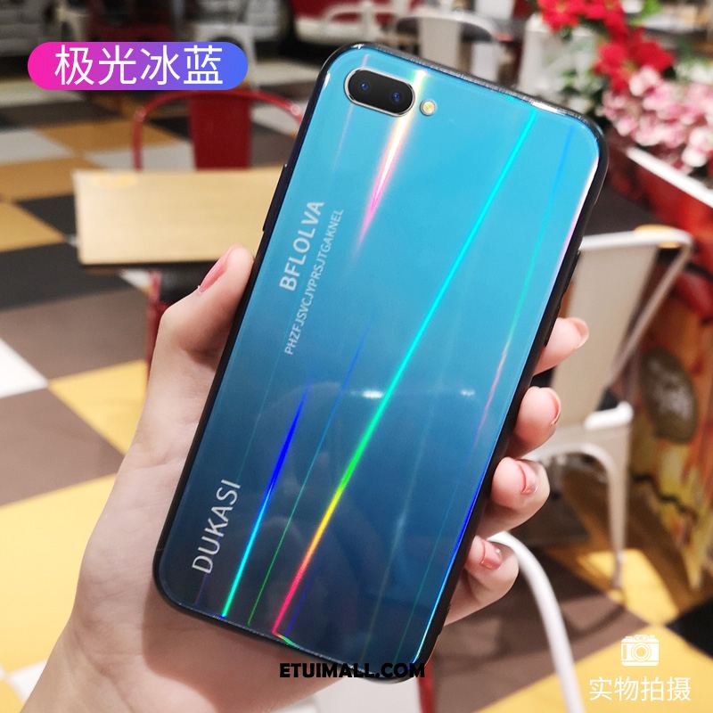 Etui Oppo Ax5 Lustro Tendencja Gradient Niebieski Silikonowe Futerał Sklep