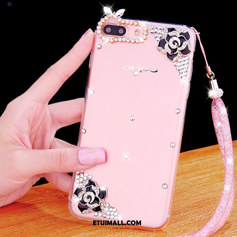 Etui Oppo Ax5 Różowe Proste Telefon Komórkowy Przezroczysty Moda Futerał Sklep