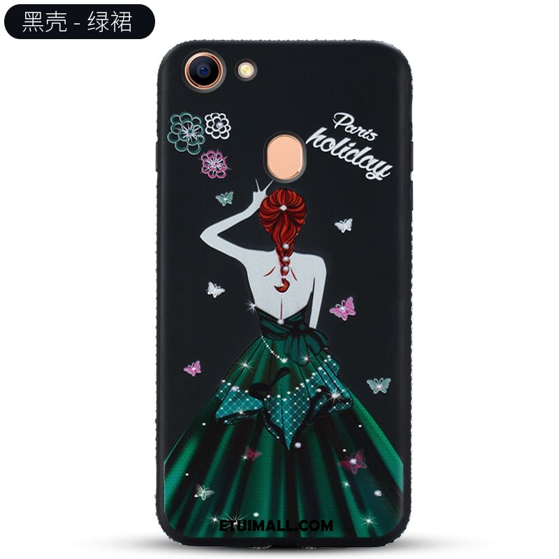 Etui Oppo F5 Ochraniacz Silikonowe Czarny Rhinestone Miękki Pokrowce Sklep